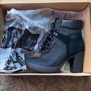 Timberland high heeled boots